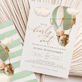 Beer-Warm-ballonuitnodiging Kaart