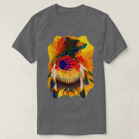 Beer Warrior Native American T T-shirt (Design voorkant)