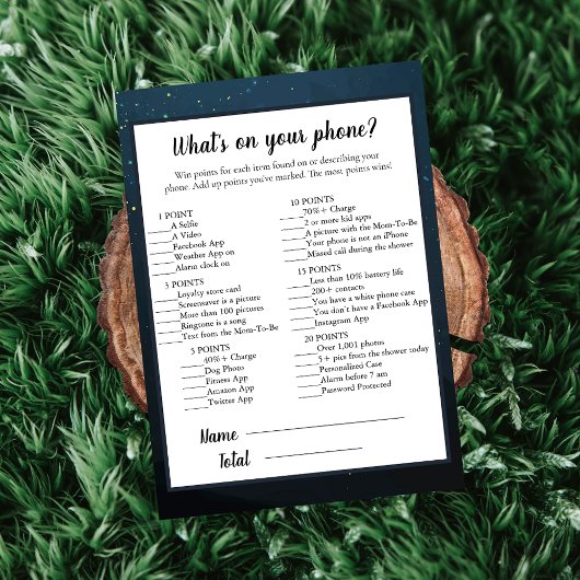 Beer wat op uw Spel van het Baby shower van de Tel Kaart