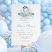  Beer Waterverf  Baby shower Kaart
