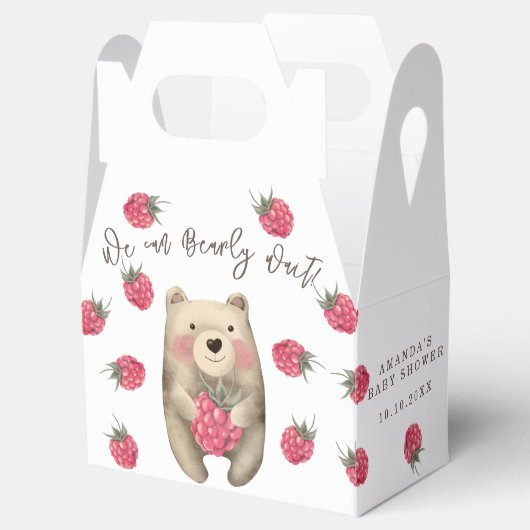 Beer - we kunnen het baby shower nauwelijks afwach bedankdoosjes (Geopend)