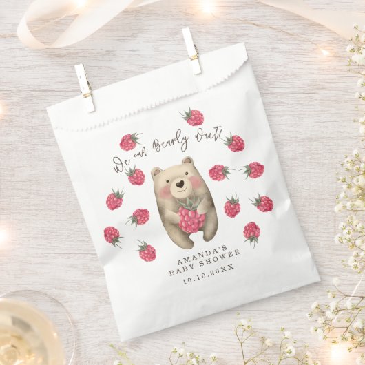 Beer - we kunnen het baby shower nauwelijks afwach bedankzakje (Geknipt)