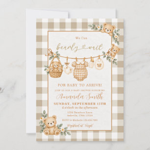 Beer We kunnen nauwelijks wachten Fall Baby Shower Kaart