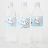Beer We zijn op cloud negen Baby shower Waterfles Etiket (Flessen)