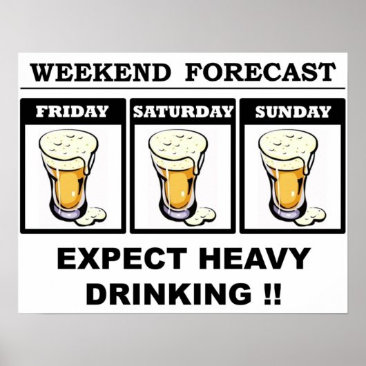 Beer Weekend vol Poster (Voorkant)