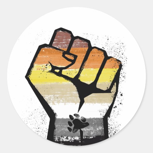 Beer weerstand ronde sticker (Voorkant)