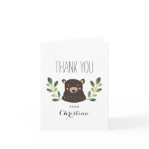 Beer welp bedankkaart