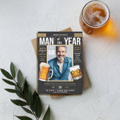 Beer Whiskey Magazine Grappige Mannen Verjaardagsf Kaart