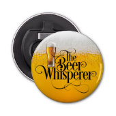 Beer Whisperer Bottle Open Button Flesopener (Voorkant)
