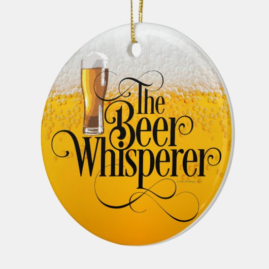 Beer Whisperer Ceramic Ornament (Links)