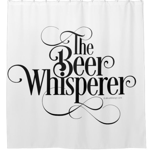 Beer Whisperer Douchegordijn (Voorkant)