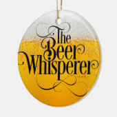 Beer Whisperer Keramisch Ornament (Links)