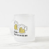 Beer Whisperer Matglas Koffiemok (Voorkant links)