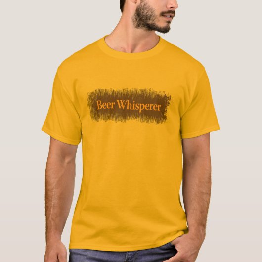 Beer Whisperer Tekst T-shirt (Voorkant)