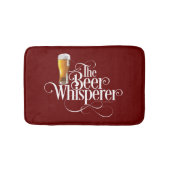 Beer Whisperer (wit) Bath Mat (Voorkant)