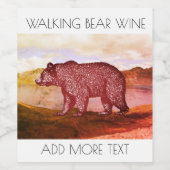 Beer Wijn Etiket (Enkel label)