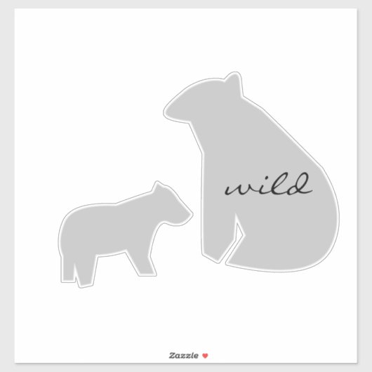 Beer Wild Kleur Naam Auto Sticker (Vel)