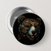 Beer Wildlife Ronde Button 7,6 Cm (Voorkant /achterkant)