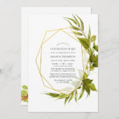 Beer Willow Geometric Celebration of Life Kaart (Voorkant / Achterkant)