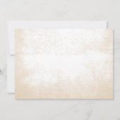 Beer Wings Football Rustic Game Day Party Kaart (Achterkant)