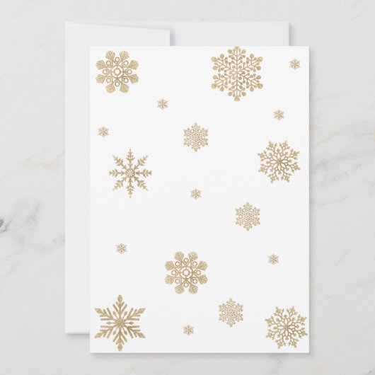 Beer Winter Snowflakes & Balloons Baby shower Kaart (Achterkant)