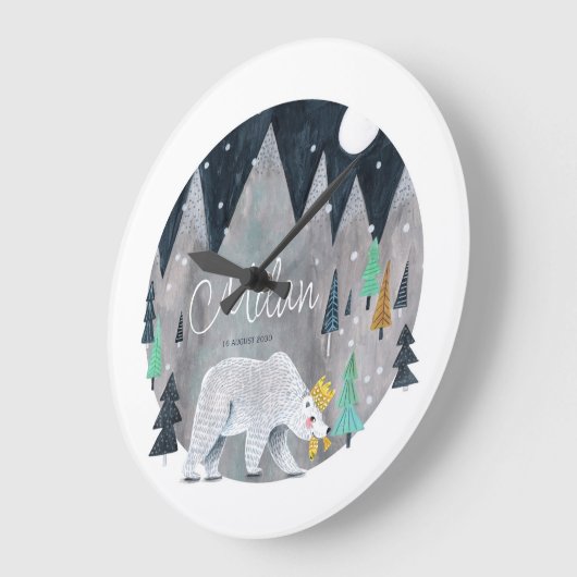 Beer winterbergen maan grote klok (Hoek)