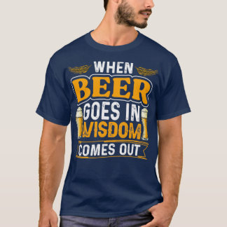 Beer Wisdom komt uit T-shirt