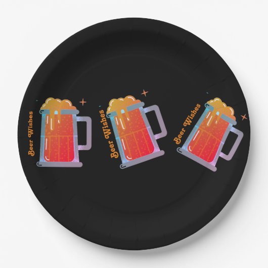 Beer Wishes Giant Papieren Bordje (Voorkant)