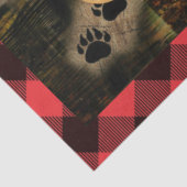 Beer Wolf Elk Moose Deer Eagle Tissuepapier (Detail)