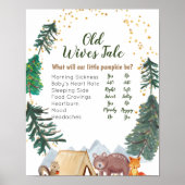 Beer Woodland Animals Old Wives Tales Poster (Voorkant)