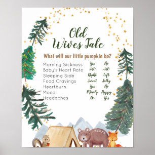 Beer Woodland Animals Old Wives Tales Poster