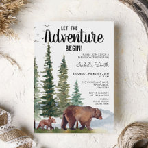 Beer Woodland Baby shower