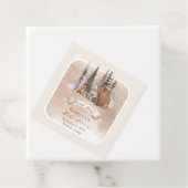 Beer Woodland |Dieren wachten jongen Baby shower Bedankjes Labels (In situ)