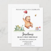 Beer-y-1e eerste Waterverf van de Dag Beer (Voorkant / Achterkant)