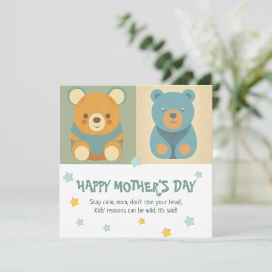 Beer-y Crazy Love: Moederdag Kaart (Staand voorkant)