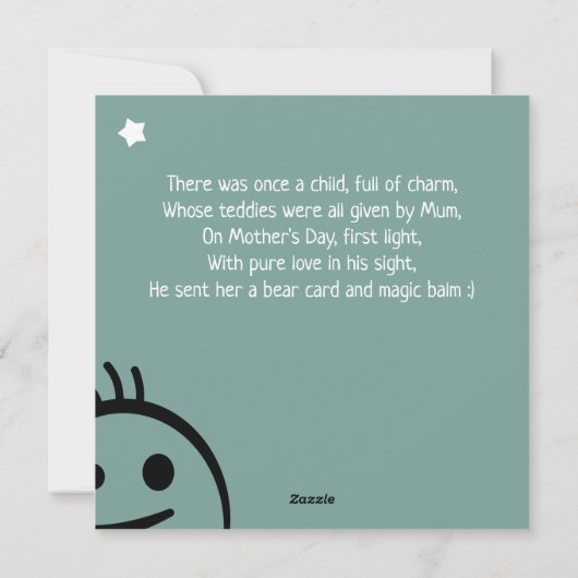 Beer-y Crazy Love: Moederdag Kaart (Achterkant)