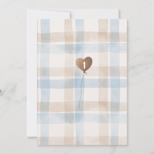 Beer-y Eerste Verjaardag 1e Partij Boho Minimal Be Kaart (Achterkant)