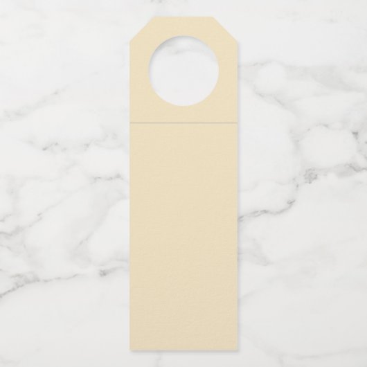 Beer-y Eerste Verjaardag Geel Beer Welkomstbord Flessenhanger (Achterkant)