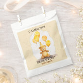 Beer-y Eerste Verjaardag Geslacht Neutraal Geel Be Bedankzakje (Geknipt)