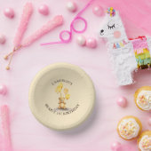 Beer-y Eerste Verjaardag Geslacht Neutraal Geel Be Papieren Kommen (Feest)