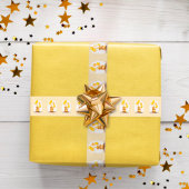 Beer-y Eerste Verjaardag Geslacht Neutraal Geel Be Satijnen Lint