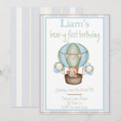 Beer-y eerste verjaardag voor Boy Kaart (Voorkant / Achterkant)