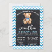 Beer-y Fun Verjaardagsviering Teddybeer Kaart (Voorkant)