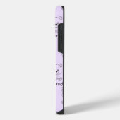 Beer-y gepersonaliseerd:  licht Paarse iPhone Hoesje (Linkerkant)