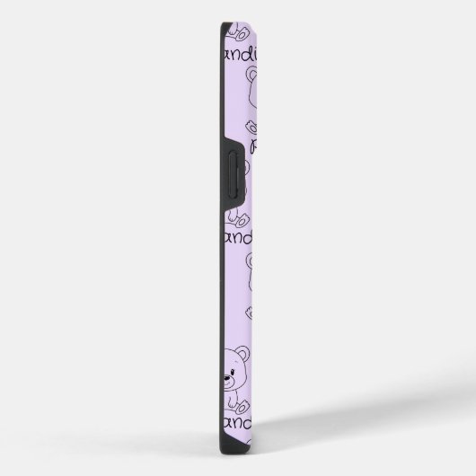 Beer-y gepersonaliseerd:  licht Paarse iPhone Hoesje (Rechterkant)