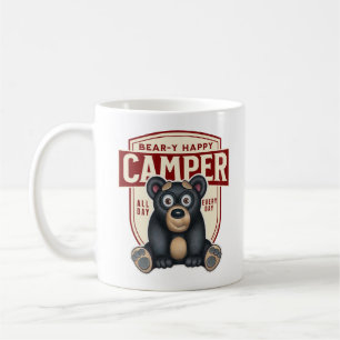 Beer-y Happy Camper Schattige Beer Koffiemok