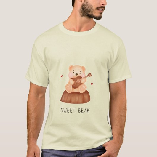 Beer-Y Schattige T-shirt (Voorkant)