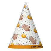 Beer-y Schattigee 1e Verjaardag Party Pet - Teddy  Feesthoedjes (Links)