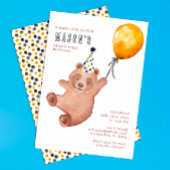 Beer-y Schattigee 1e Verjaardagsuitnodiging – Brow Kaart