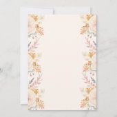 Beer-y Special Spring Floral eerste verjaardag Kaart (Achterkant)